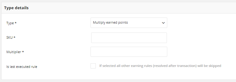 multiply earned points