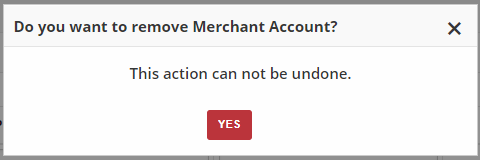 Removing Merchant Action