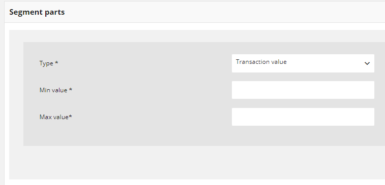 Transaction Value Type